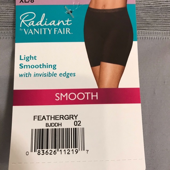 Radiant by Vanity Fair Gray Slip Short - Picture 2 of 4